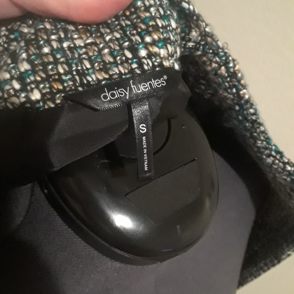 ๐HP๐Daisy Fuentes tweed blazer - Picture 8 of 9